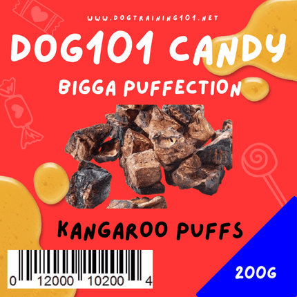 Dogtraining101 200g Kangaroo Puffs