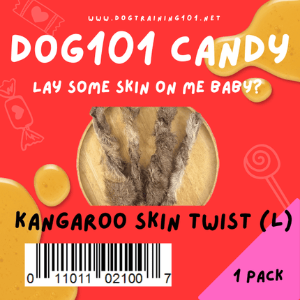 Dogtraining101 Retail Super Store Kangaroo Skin Twist - Large