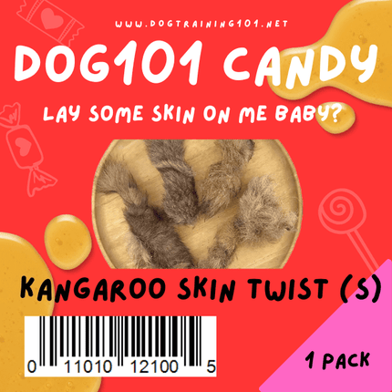 Dogtraining101 Retail Super Store Kangaroo Skin Twist - Small Thick