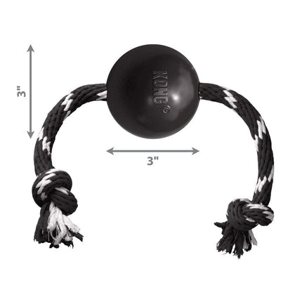 Kong KONG® Extreme Ball w/Rope Lg