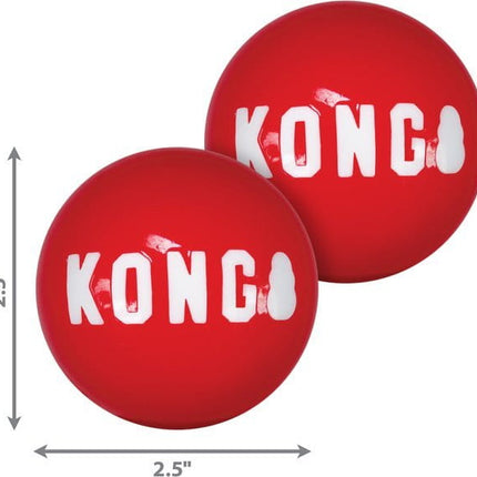 Kong Medium KONG Signature Balls - 2-pk - Assorted sizes