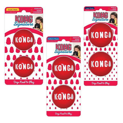 Kong KONG Signature Balls - 2-pk - Assorted sizes