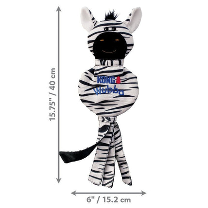 Kong KONG® Wubba No Stuff Zebra Lg