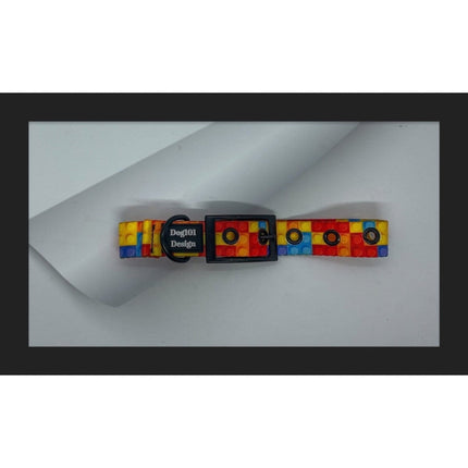 Dogtraining101 Large / Silver Lego Buckle Collar