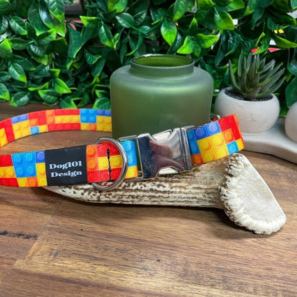 Dogtraining101 Extra Large / Silver Lego Metal Clip Collar