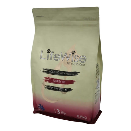 Lifewise 2.5kg LIFEWISE PUPPY (STAGE 3) GRAIN FREE TURKEY LAMB VEG LARGE BITES