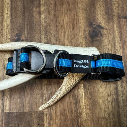 Dogtraining101 Extra Large Light Blue/Black - 2 Tone Double Up Collar