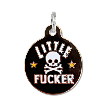 Bad Tags Little F*cker charm or pet id tag