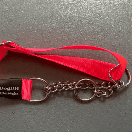 Dogtraining101 Martingale Fluro Pink Collar
