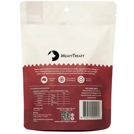 MEATY TREATY MEATY TREATY FREEZE DRIED VENISON 70G