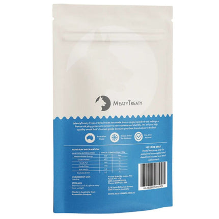 MEATY TREATY MEATY TREATY FREEZE DRIED WHOLE SARDINE DOG & CAT 100G