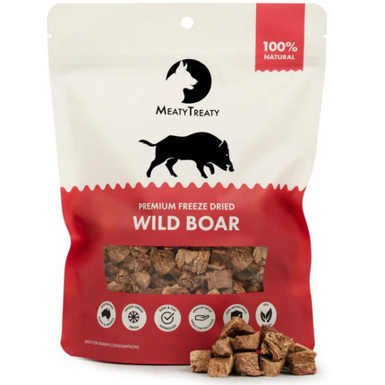 MEATY TREATY MEATY TREATY FREEZE DRIED WILD BOAR 70G