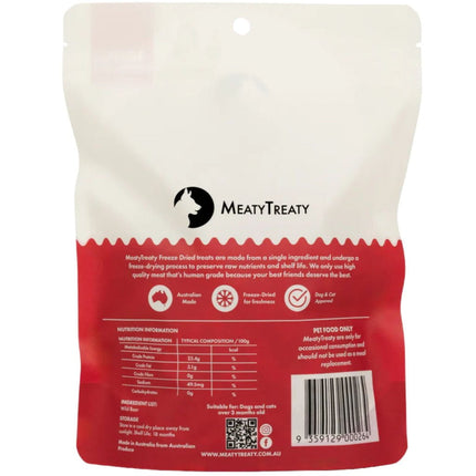MEATY TREATY MEATY TREATY FREEZE DRIED WILD BOAR 70G