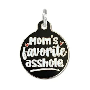 Bad Tags Mom's favorite asshole charm or pet id tag