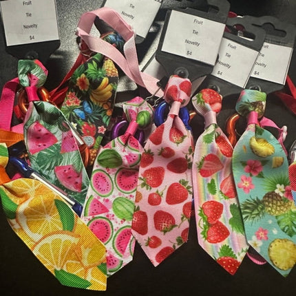 Dogtraining101 Retail Super Store Novelty Dog Tie - Fruit