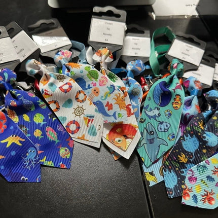 Dogtraining101 Retail Super Store Novelty Dog Tie - Ocean