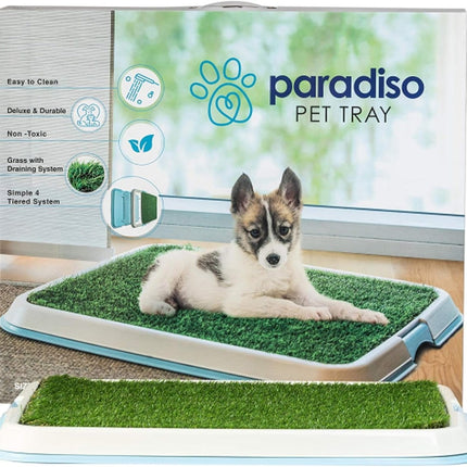 Paradiso PARADISO Pet Tray 65cm*55cm*4cm, with Astro Turf, in Door Training