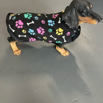 Dogtraining101 X Small Paw and Bone Indoor Winter Jacket