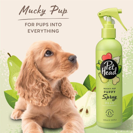 Pet Head Pet Head Puppy Deodoriser Spray 300ml, Mucky Puppy, Pear Scent