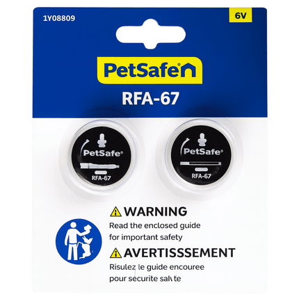 Pet Safe PetSafe RFA-67 Replacement Battery - 2-Pack
