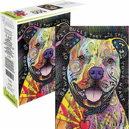 Dogtraining101 Retail Super Store Pit Bull Jigsaw Puzzle - Dean Russo