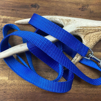 Dogtraining101 Puppy/Smal Dog Plain 1.2m x 20mm Blue Lead