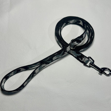 Dogtraining101 Puppy/Small Dog Black Camo 1.2m x 15mm Lead