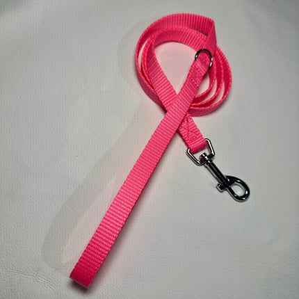 Dogtraining101 Puppy/Small Dog Bright Pink 1.2m x 15mm Lead