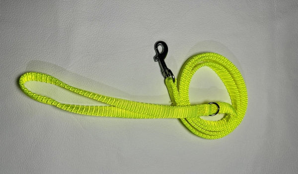 Dogtraining101 Puppy/Small Dog Thick Fluro Yellow 1.2m x 13mm Lead
