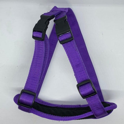 Dogtraining101 Retail Super Store Purple Plain-Black Clip-Purple Trim Harness (Large)