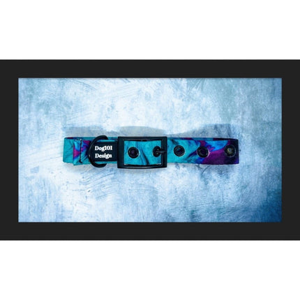 Dogtraining101 Extra Large / Black Purple Smoke Buckle Collar