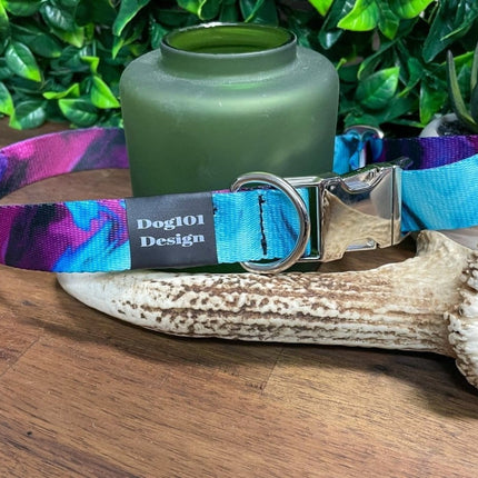 Dogtraining101 Purple Smoke Metal Clip Collar