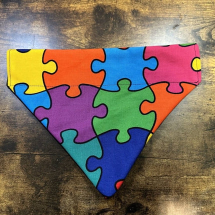 Dogtraining101 Small Puzzle Piece Bandana