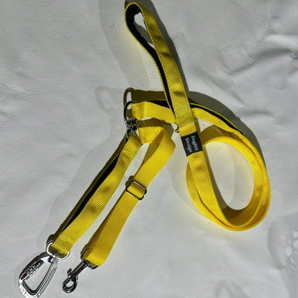 Dogtraining101 Reactive Plain Bright Yellow Lead