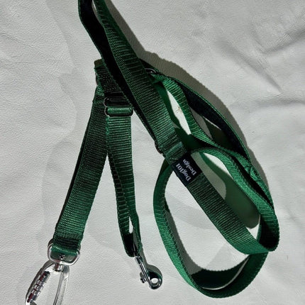 Dogtraining101 Reactive Plain Dark Green Lead