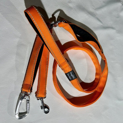 Dogtraining101 Reactive Reflective Orange Lead