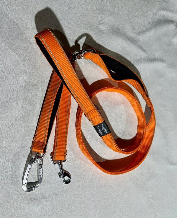 Dogtraining101 Reactive Reflective Orange Lead