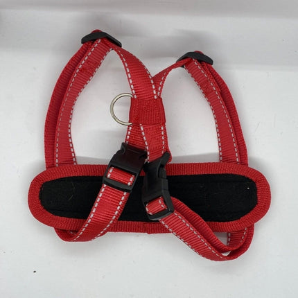 Dogtraining101 Retail Super Store Red Reflective - Black Clip Premium Harness (Large)
