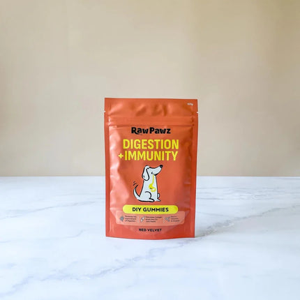 Raw Pawz Red Velvet DIY Gummies - Digestion Immunity