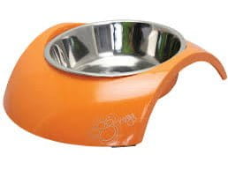 ROGZ Small - 160ml Rogz Luna Bowl 2-in- 1 Orange