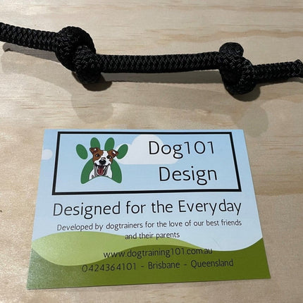 Dogtraining101 Black Rope Toy Version 1