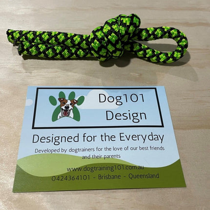 Dogtraining101 Green Rope Toy Version 2
