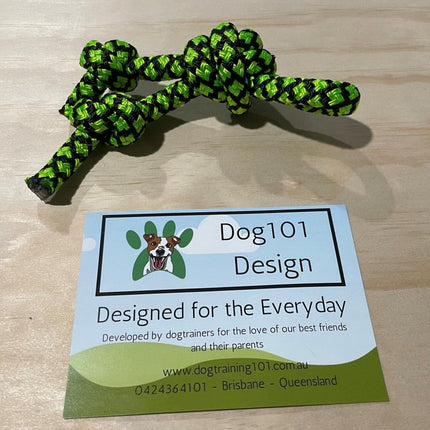 Dogtraining101 Green Rope Toy Version 3