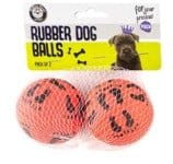 Dudley’s world Rubber Dog Balls - Orange