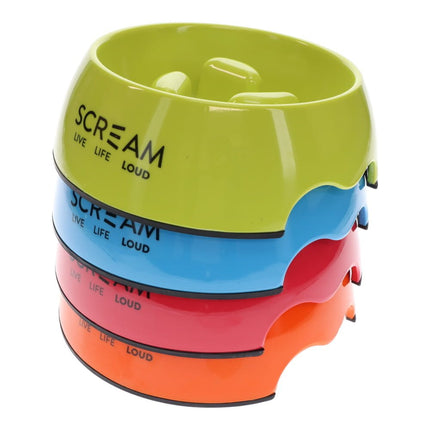 Scream Scream ROUND SLOW-DOWN PILLAR BOWL - Loud Pink