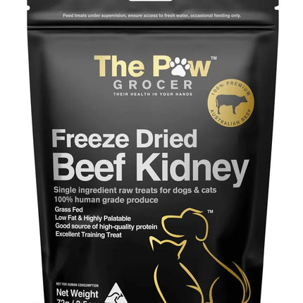 The Paw Grocer THE PAW GROCER BLACK LABEL FREEZE DRIED BEEF KIDNEY 72G