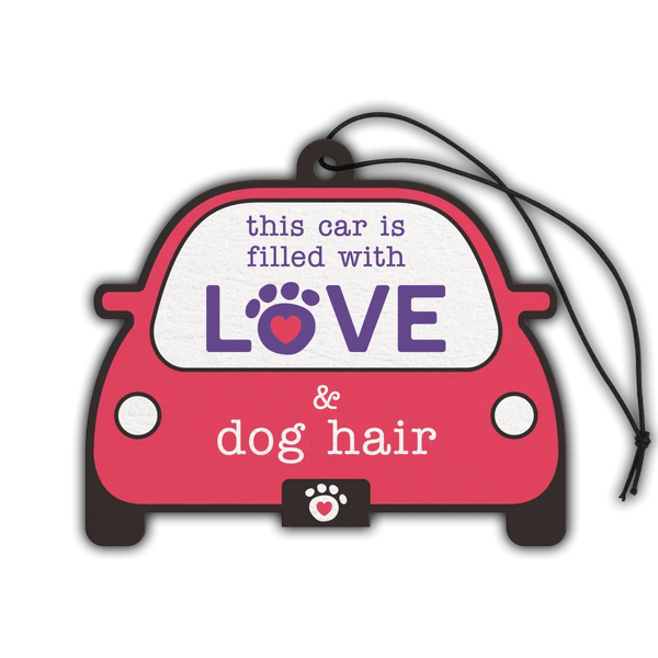 Dogtraining101 Retail Super Store This car is filled with love and dog hair air freshener