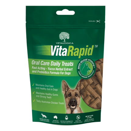 Vetalogica Vetalogica - VitaRapid® Oral Care Daily Treats For Dogs 210g