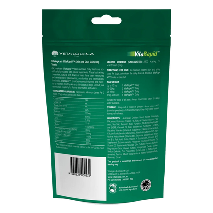 Vetalogica Vetalogica VitaRapid® Skin & Coat Daily Treats For Dogs - 210g