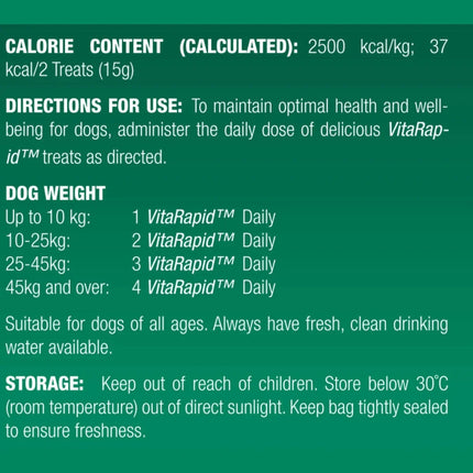 Vetalogica VitaRapid® Active Multi Daily Treats for Dogs 210g